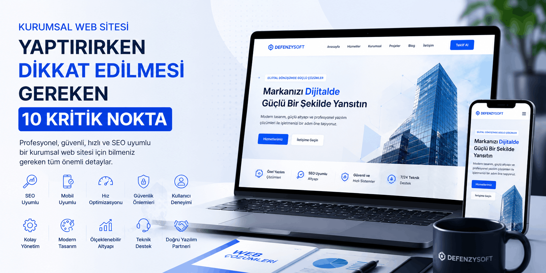 Kurumsal Web Sitesi Yaptırırken Dikkat Edilmesi Gereken 10 Kritik Nokta